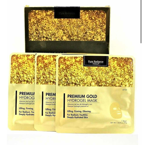 premium hydrogel mask gold 