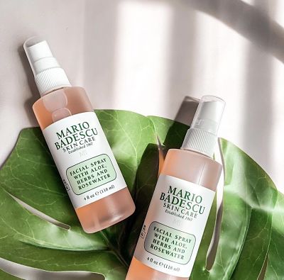 Mario Badescu facial spray with aloe vera, herbs and rosewater