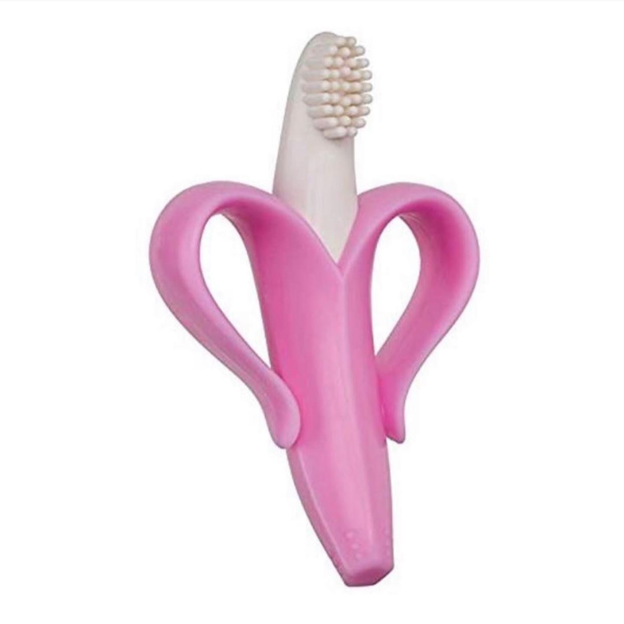 Cepillo de dientes Baby Banana rosado