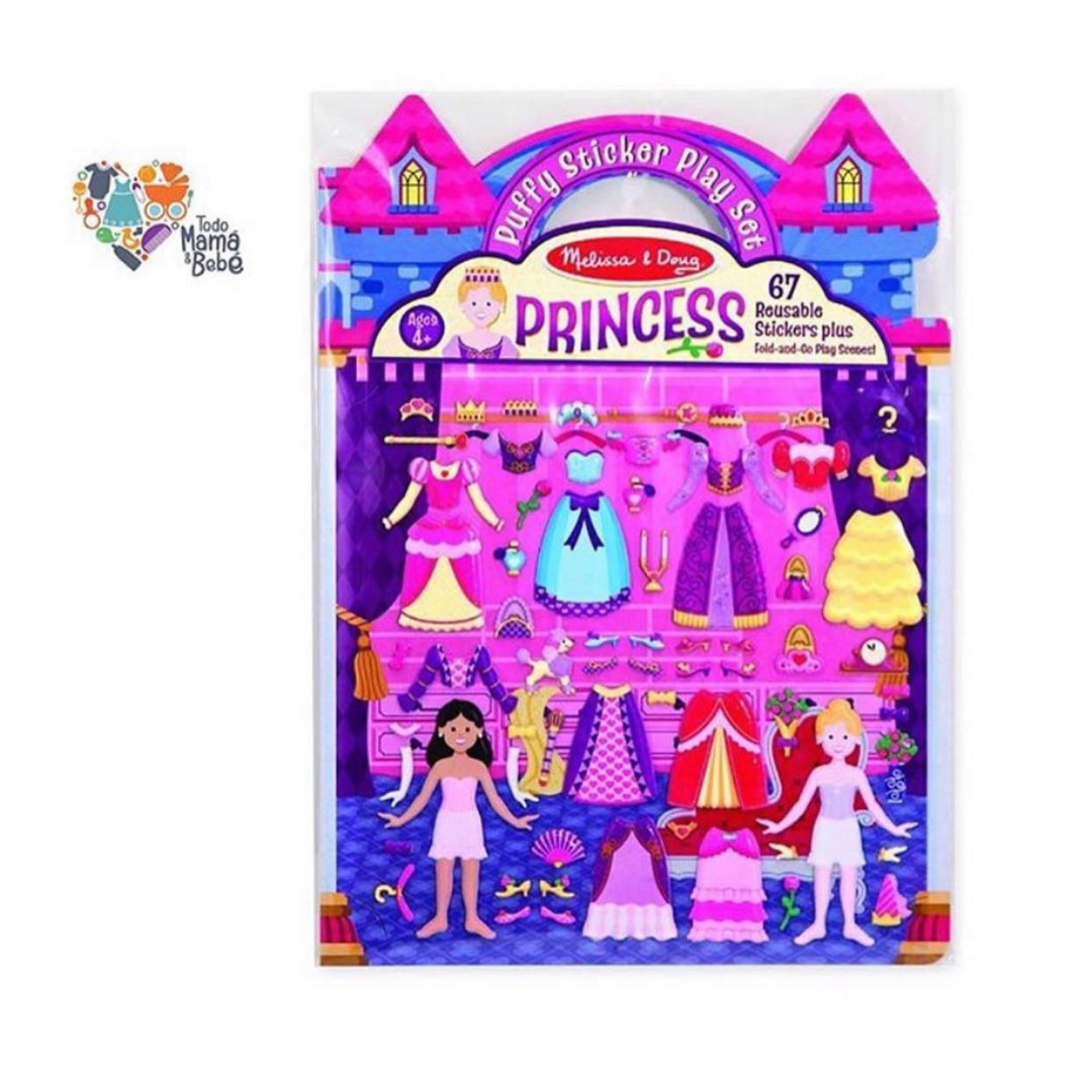 Stickers Reusables princesas