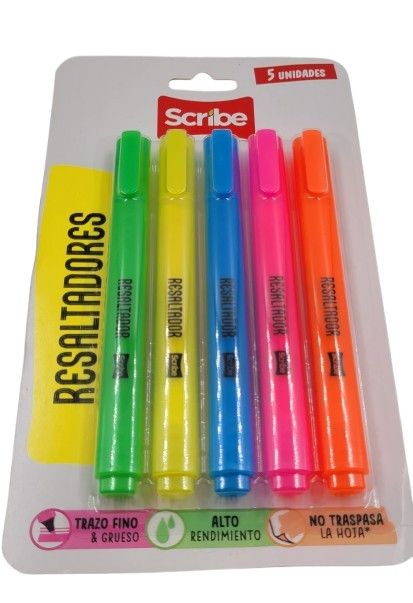 Resaltador x5 scribe