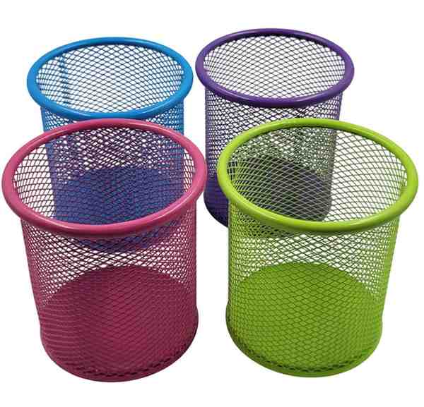 Porta lapicero metálico color