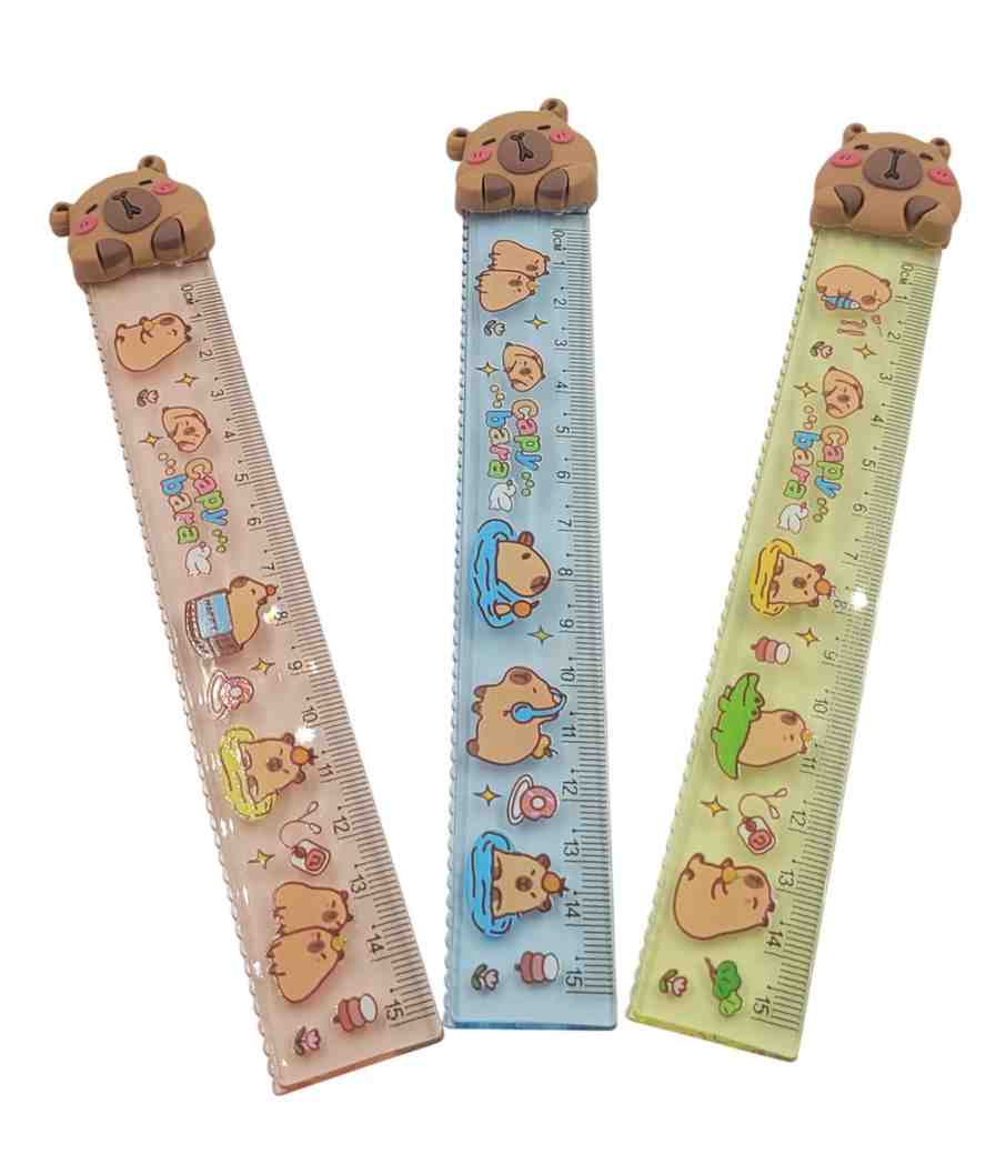 Regla 15 cm capibara