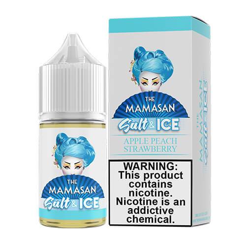 MAMASAN ICE APPLE PEACH STRAWBERRY SALT 50MG