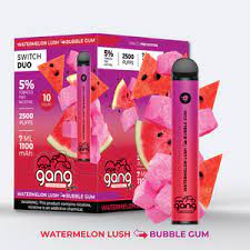 GANG XXL 2500 WATERMELON LUST / BUBBLE GUM 50MG