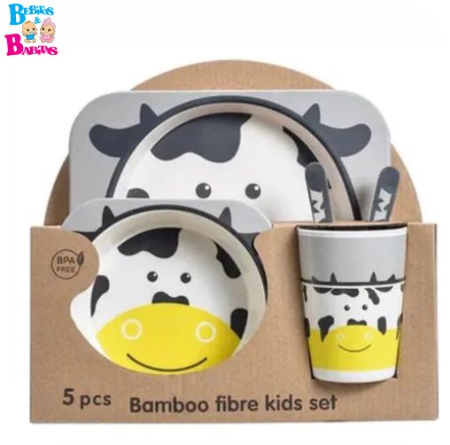 VAJILLA BAMBOO ECOLOGICA 5pz