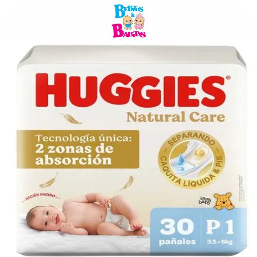 PAÑAL HUGGIES NAT 1/P x30 UND