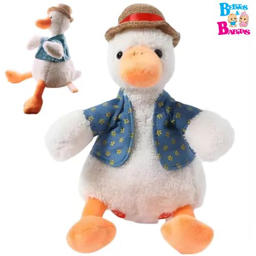 MUÑECO MUSICAL Y REPRODUCE VOZ PATO JIRAFA DINO