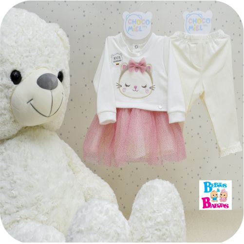 BRAGA TEJIDA CHOCOMIEL BABY OSITO Y PERRITA 816