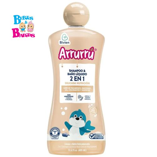 BAÑO LIQUIDO ARRURRU x400 DELICADA NITRICION