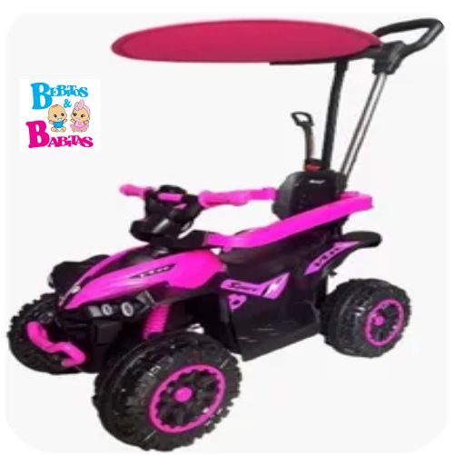 CUATRIMOTO DE IMPULSO CAPOTA MUSICAL LUCES MBG8