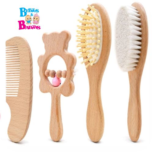 SET DE ASEO MADERA x4 25001