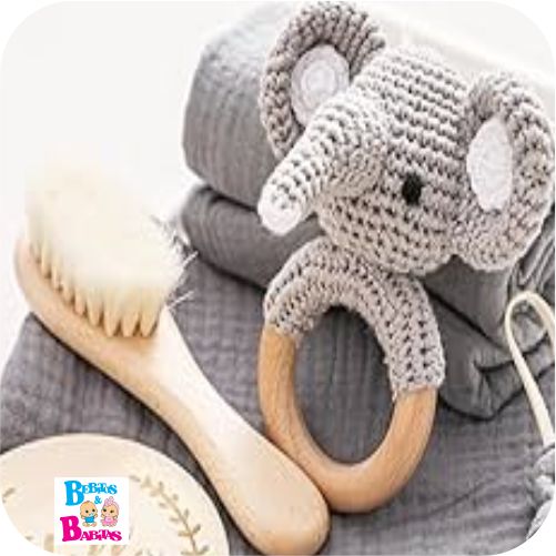 SET DE ASEO MADERA x2 SONAJERO CROCHE 25210