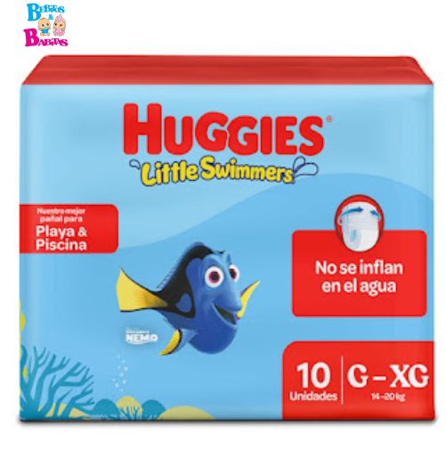 PAÑAL HUGGIES SWIMMERS PISCINA G - XG x10 unds