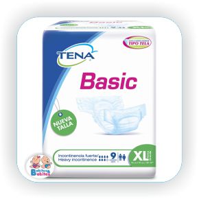 TENA SLIP CLASIC XL x9 unds