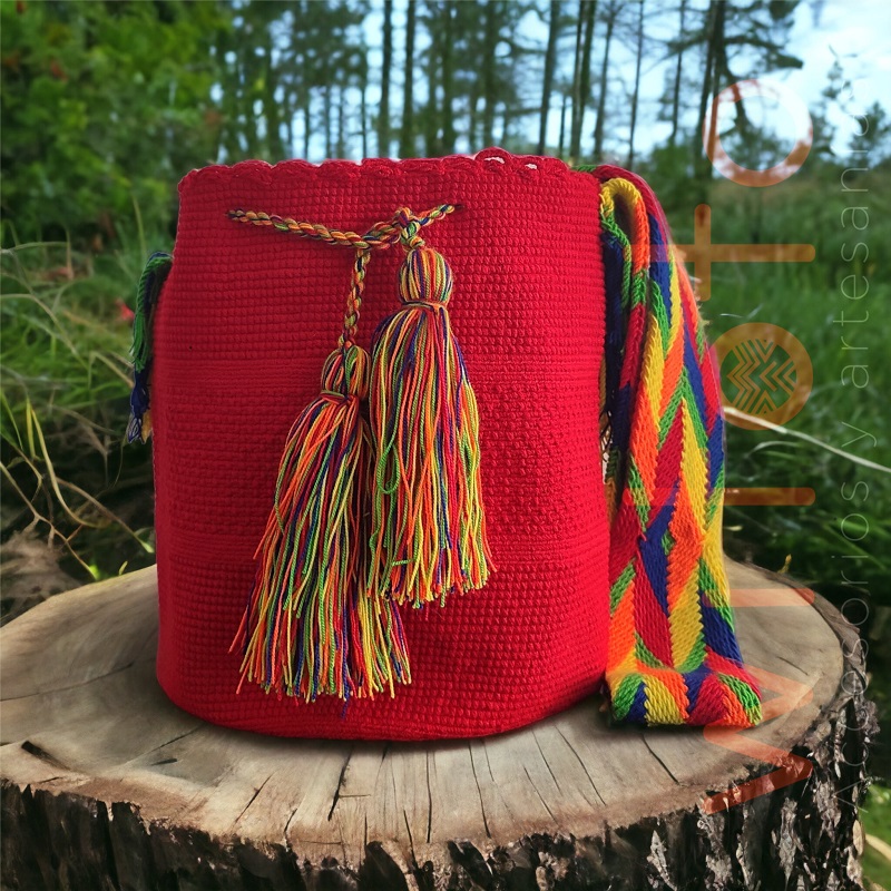 MOCHILA WAYUU ROJA 7