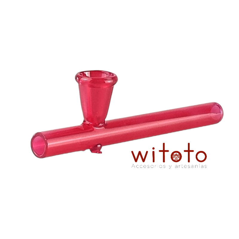 PIPA DE VIDRIO BLOW ROJA