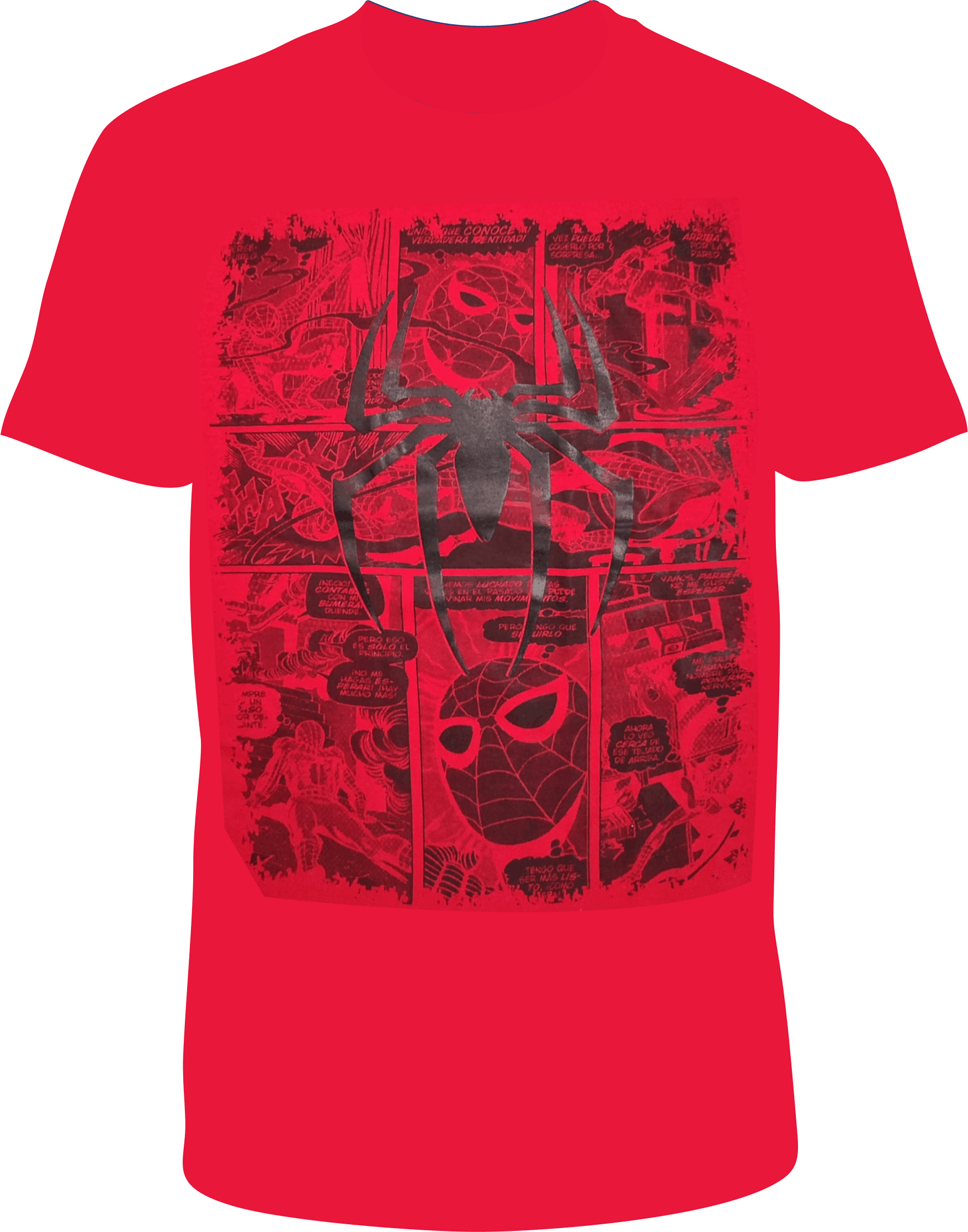 CAMISETA HOMBRE COMIC SPIDERMAN ROJA