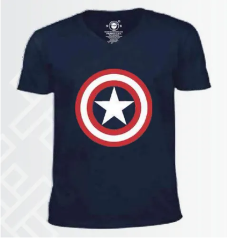 CAMISETA HOMBRE CAPITAN AMERICA