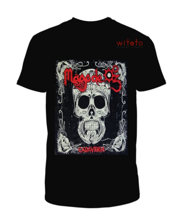 CAMISETA HOMBRE MAGO DE OZ CALAVERA