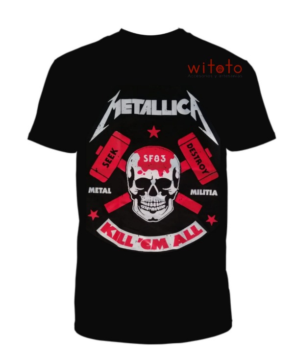 CAMISETA HOMBRE METALICA 3