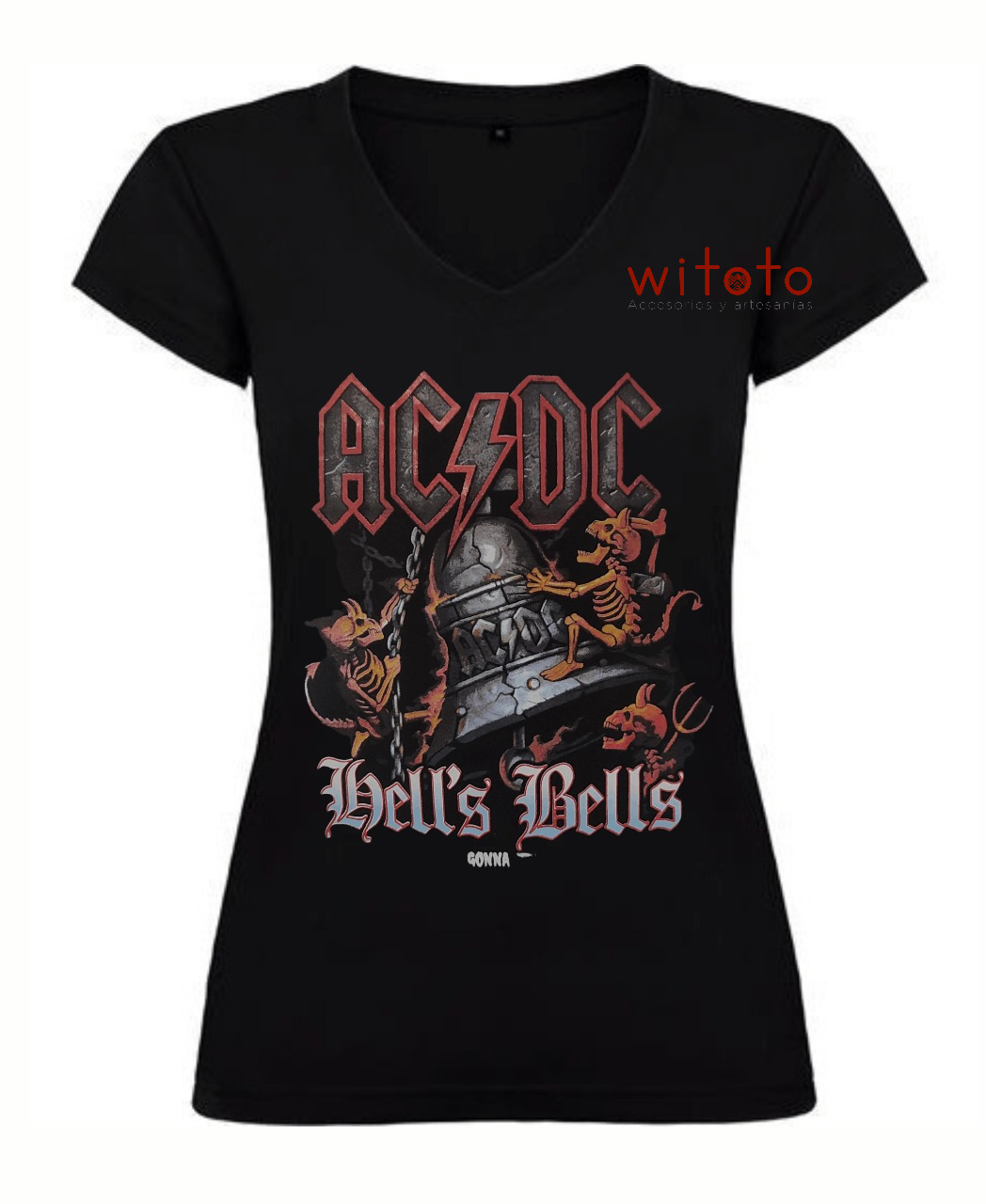 CAMISETA DAMA ACDC