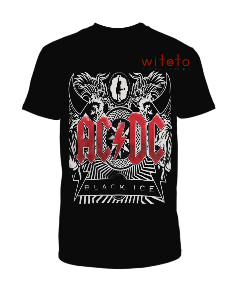 CAMISETA HOMBRE ACDC BLACK ICE