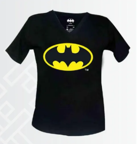 CAMISETA NIÑO LOGO BATMAN