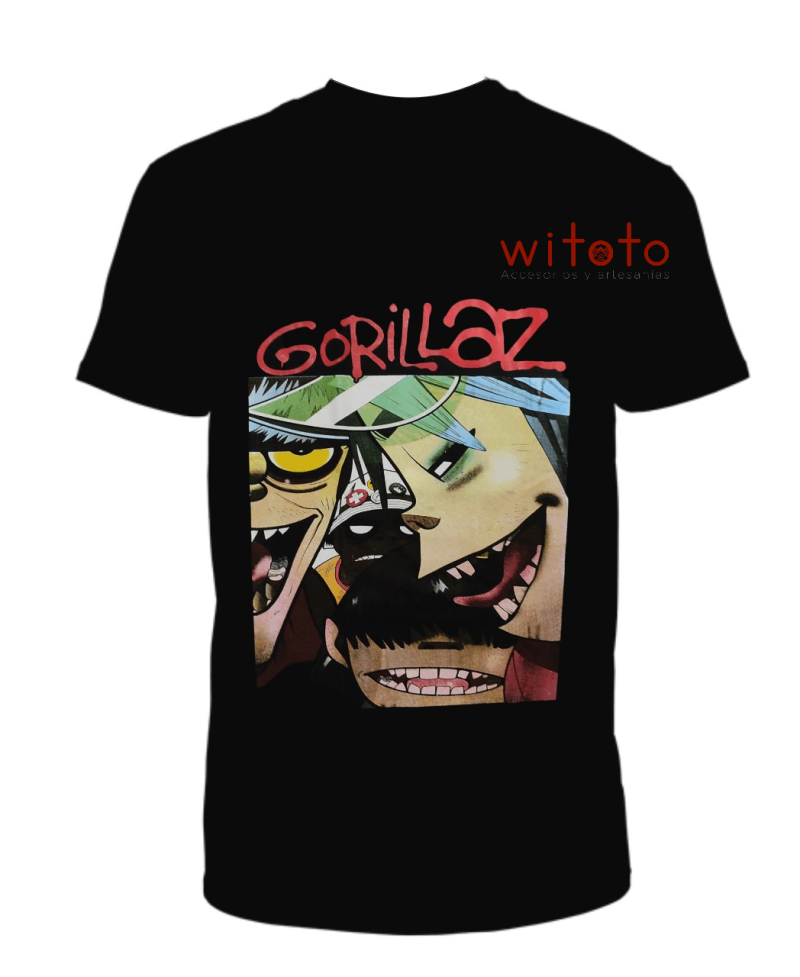 CAMISETA HOMBRE GORILLAZ