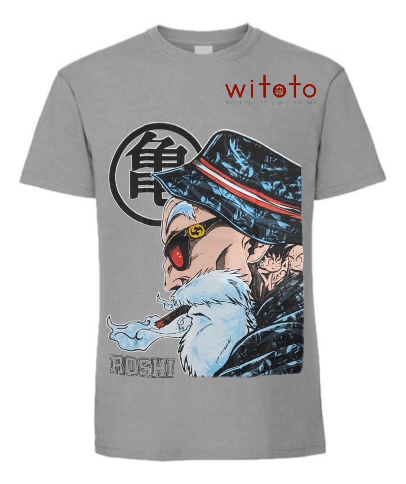 CAMISETA HOMBRE ROSHI GRIS