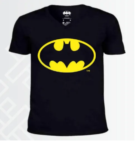 CAMISETA HOMBRE LOGO BATMAN 1