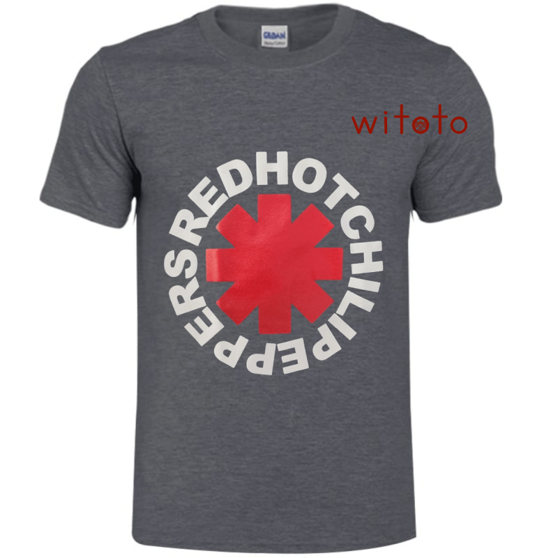 CAMISETA HOMBRE HOT CHILI PEPPERS GRIS