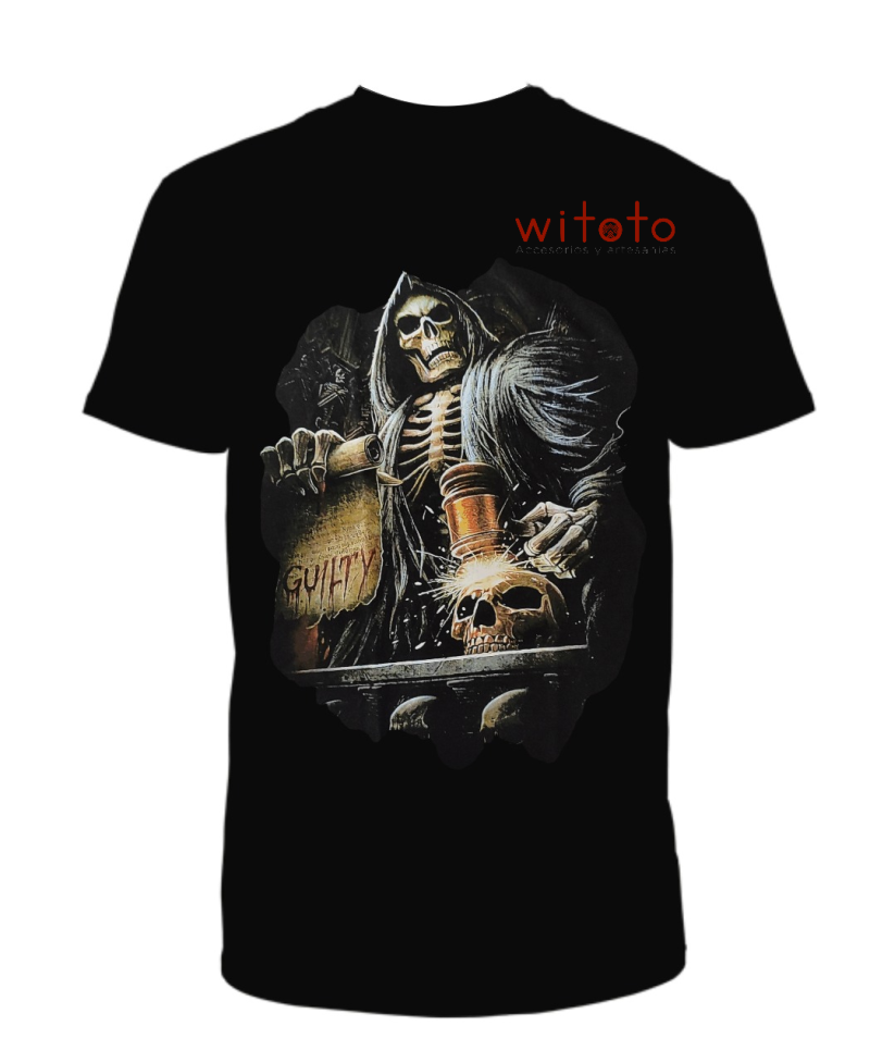 CAMISETA HOMBRE GUILTY NEGRA