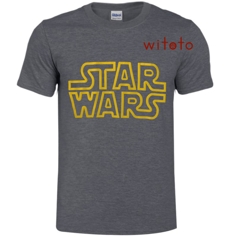 CAMISETA HOMBRE STAR WARS GRIS OSCURO