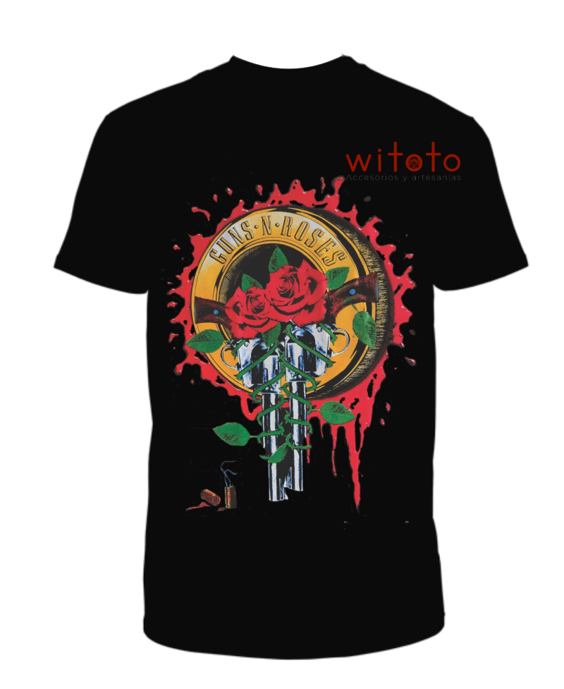 CAMISETA HOMBRE GUNS AND ROSES BALAS