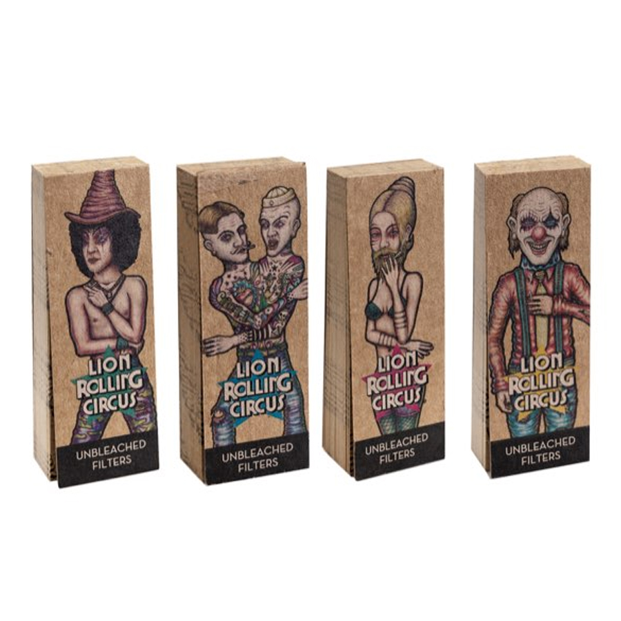 FILTROS DE CARTON LION ROLLING CIRCUS ORGANICO