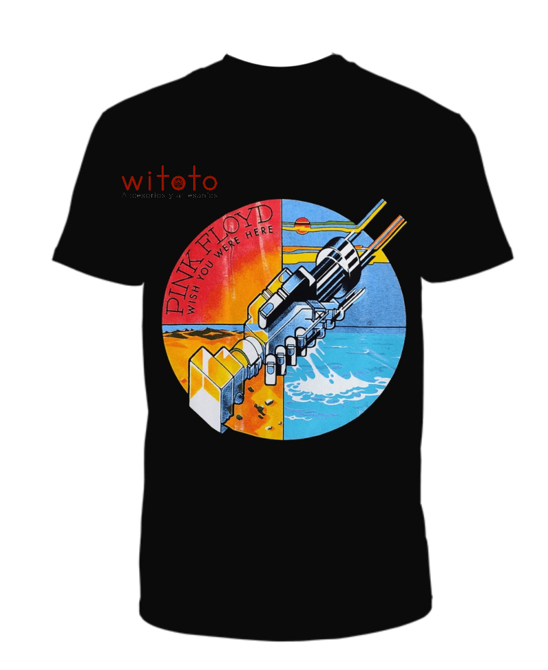 CAMISETA HOMBRE PINK FLOYD WISH YOU WHERE HERE