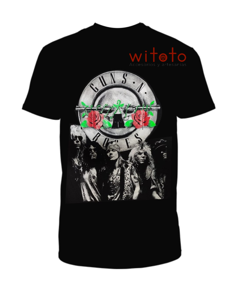 CAMISETA HOMBRE BANDA GUNS AND ROSES