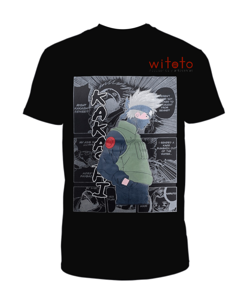 CAMISETA HOMBRE KAKASHI HATAKE