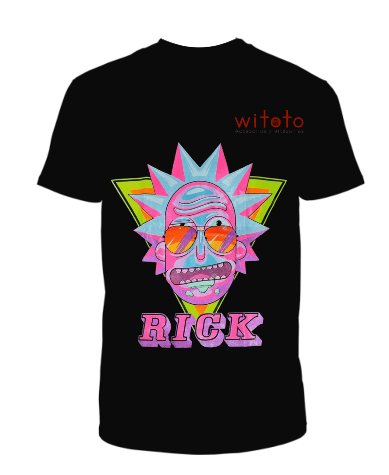 CAMISETA HOMBRE NEON PARTY RICK