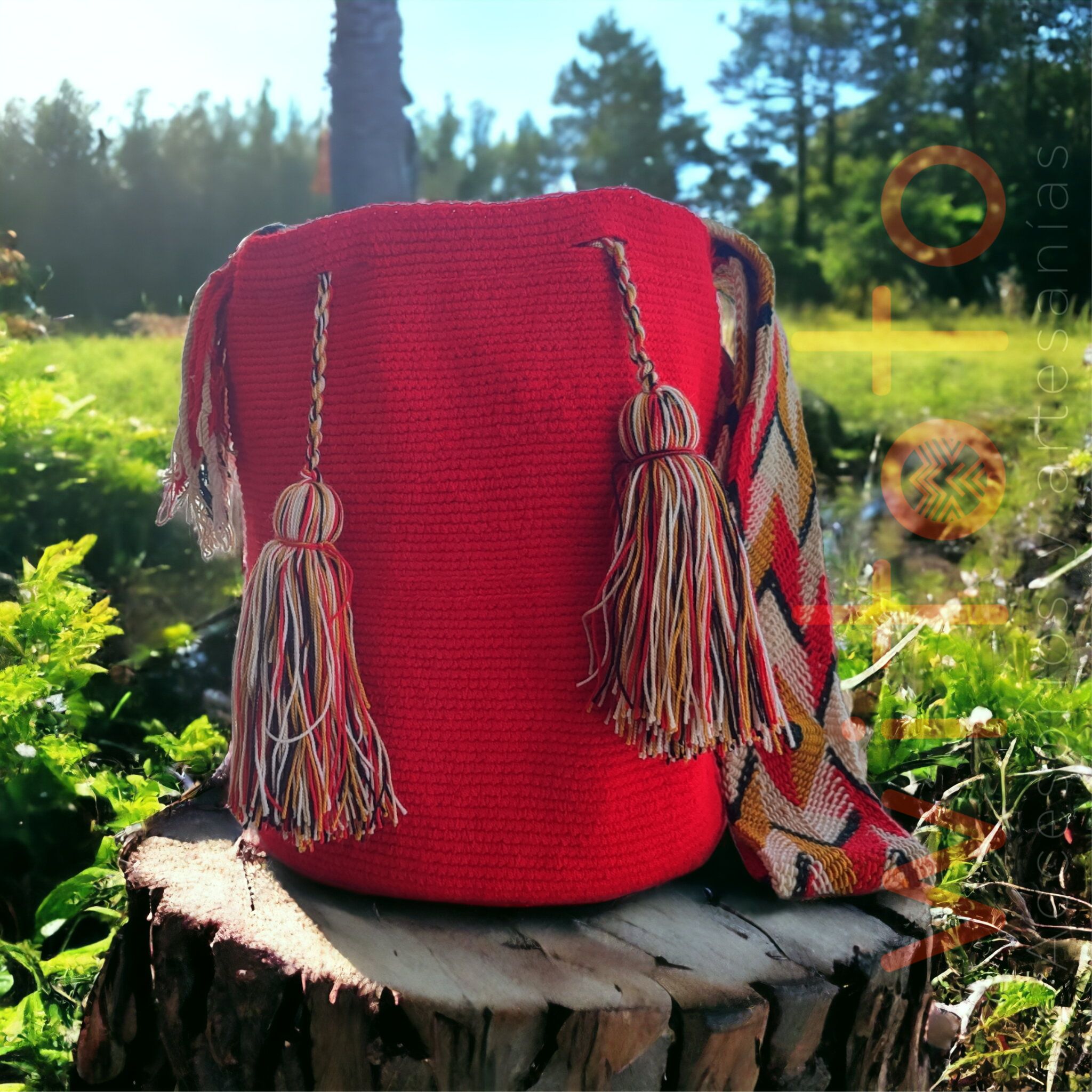 MOCHILA WAYUU ROJA 8