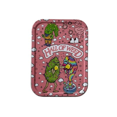 ESTUCHE METALICO HALL OF WEED ROSADO