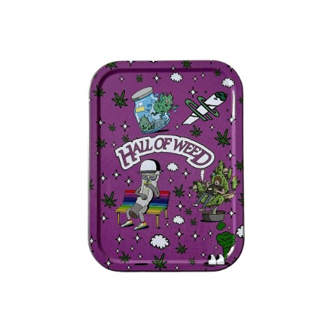 ESTUCHE METALICO HALL OF WEED LILA