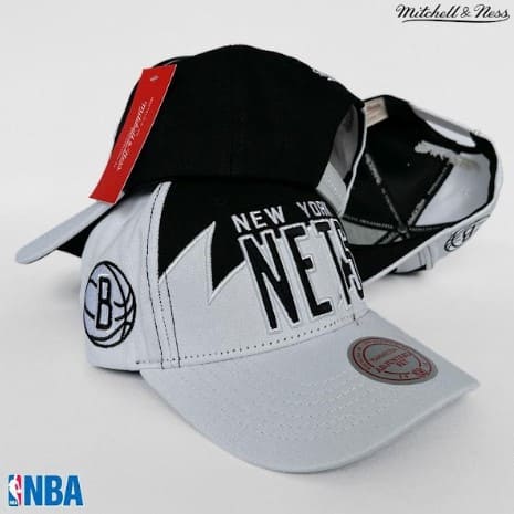 GORRA NEW YORK NETS BLANCA NEGRA