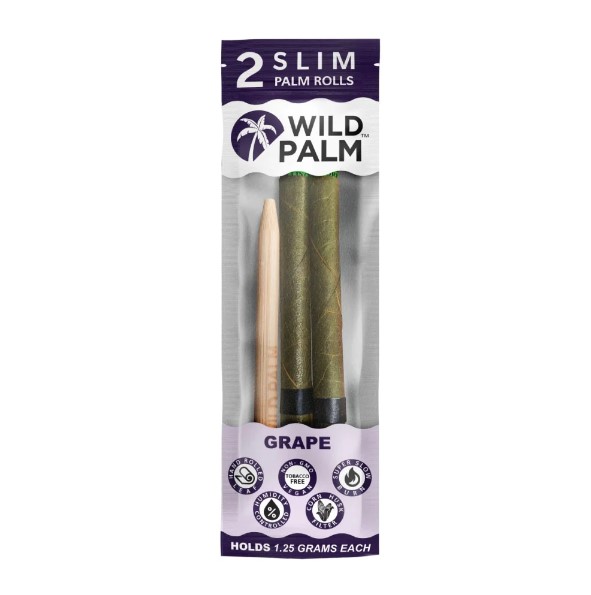 SLIM WILD PALM ROLLS X2