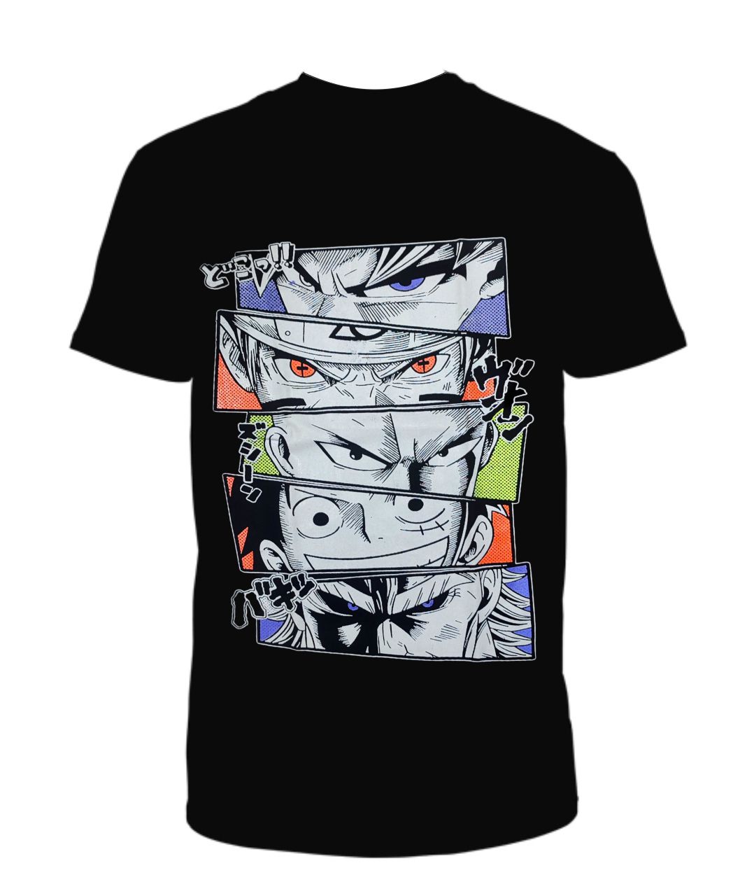 CAMISETA HOMBRE ANIME ONE PIECE NEGRA 2