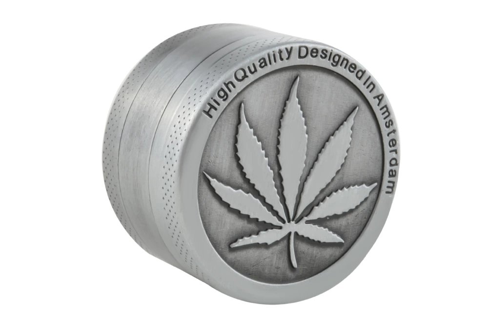 Grinder Metalico aluminio 50mm 3 Piezas Polinizador Hoja Marihuana  Amsterdam