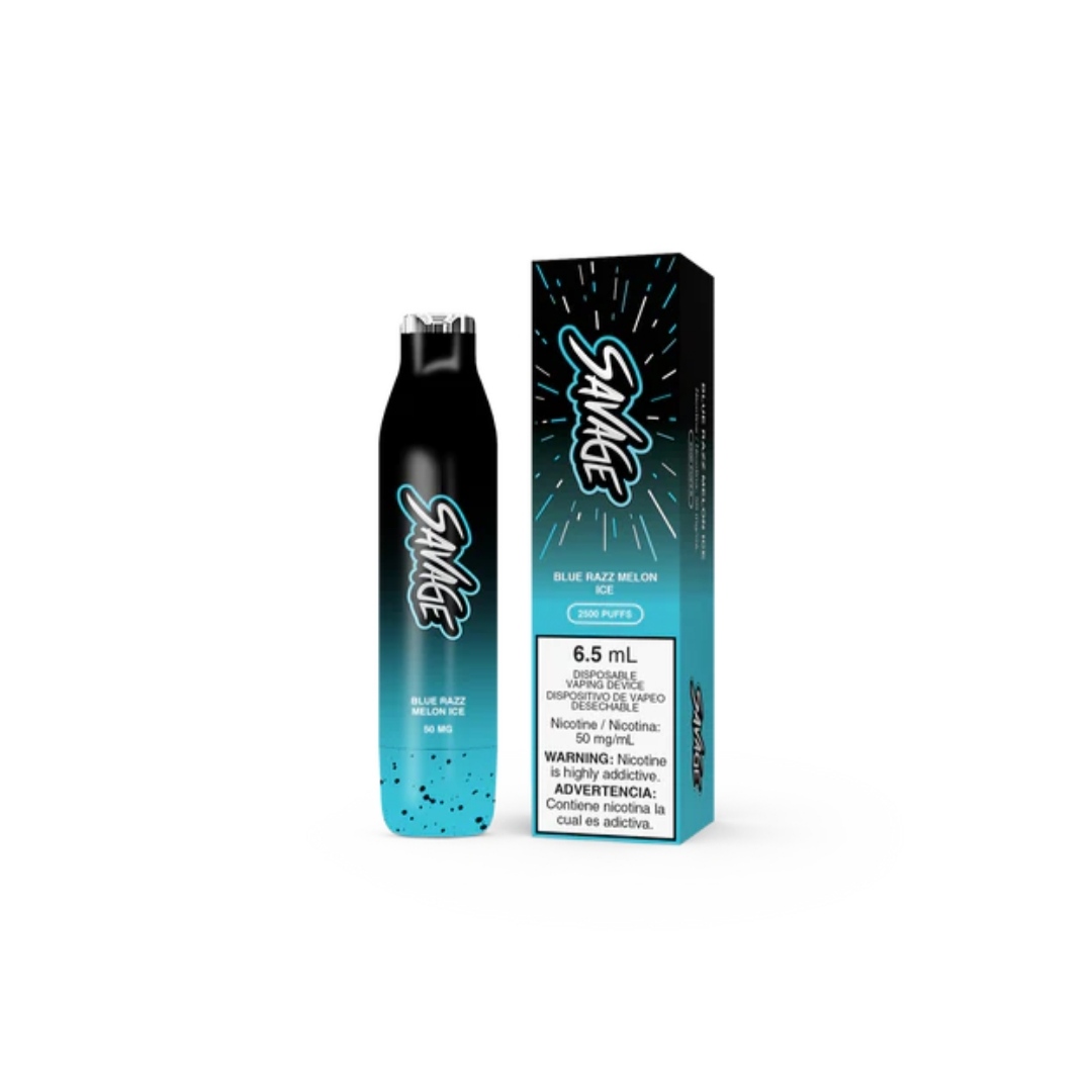 VAPORIZADOR SAVAGE BLUE RAZZ MELON ICE