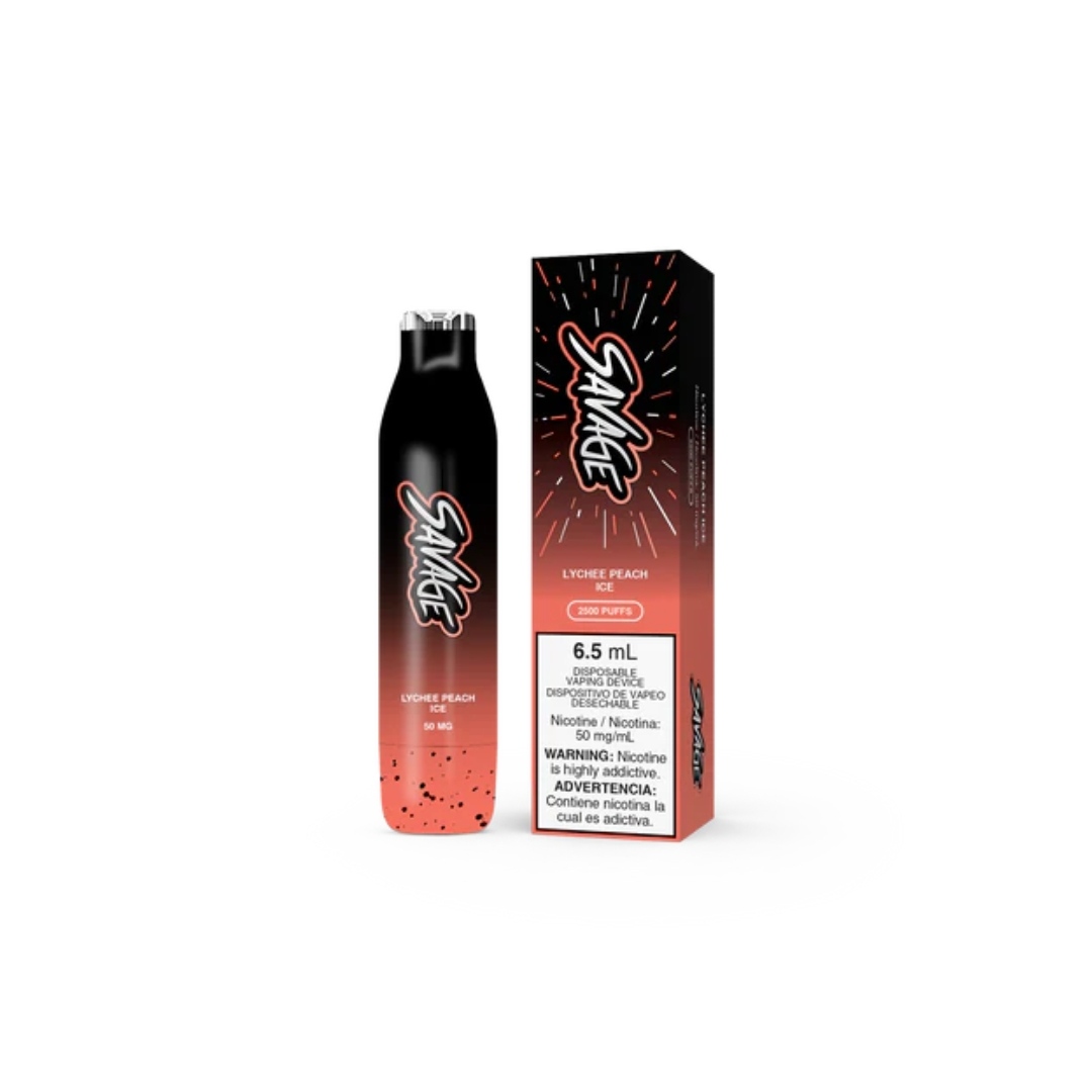 VAPORIZADOR SAVAGE LYCHEE PEACH ICE