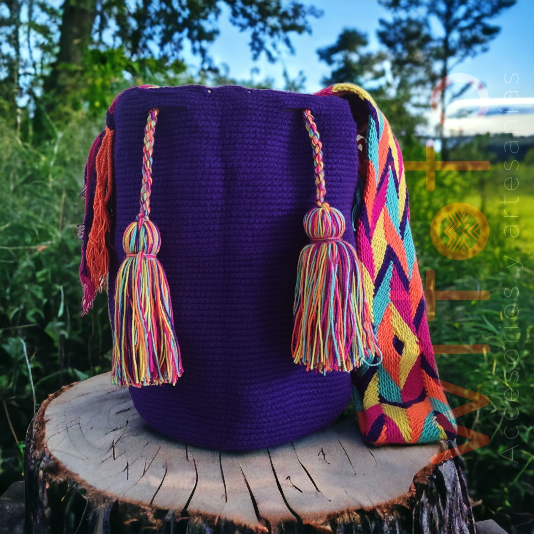 MOCHILA WAYUU MORADA 3